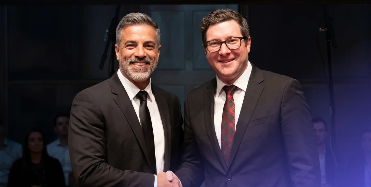 Nicolas Cary (Blockchain.com Co-Founder & Vice Chairman) & Steve Jackson (ManiaPlay Founder), September 2021